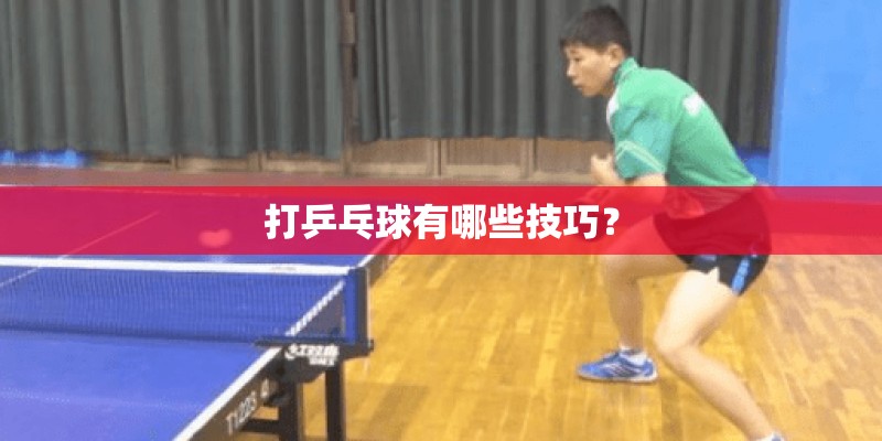 打乒乓球有哪些技巧? 打乒乓球有哪些技巧?