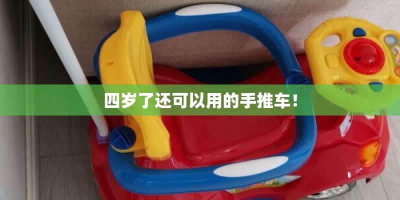 四岁了还可以用的手推车！