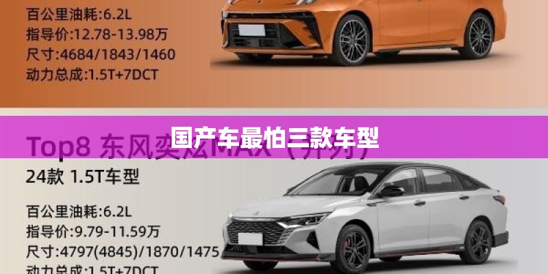 国产车最怕三款车型 国产车最怕三款车型