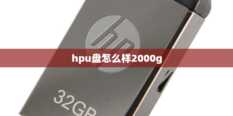 hpu盘怎么样2000g
