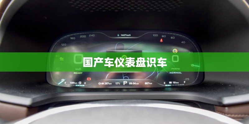 国产车仪表盘识车