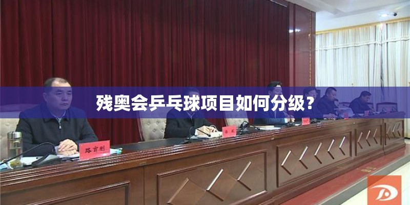 残奥会乒乓球项目如何分级？