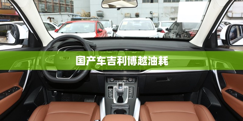 国产车吉利博越油耗 国产车吉利博越油耗