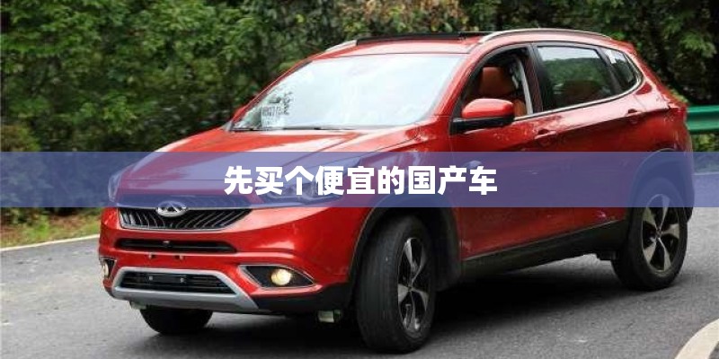 先买个便宜的国产车