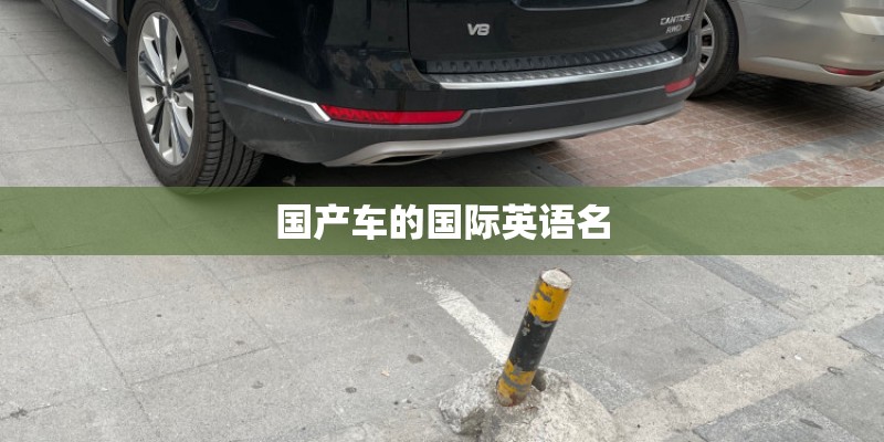 国产车的国际英语名
